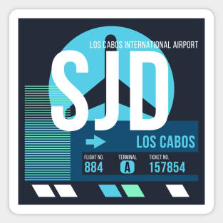 Los Cabos (SJD) Mexico // Sunset Baggage Tag Magnet